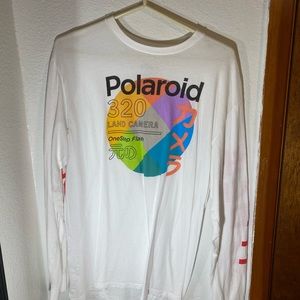 Polaroid white long sleeve Men’s Large